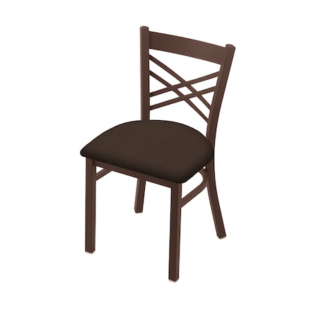 Holland Bar Stool Co 620 Catalina 18" Chair with Bronze Finish and Rein Coffee Seat 62018BZ025